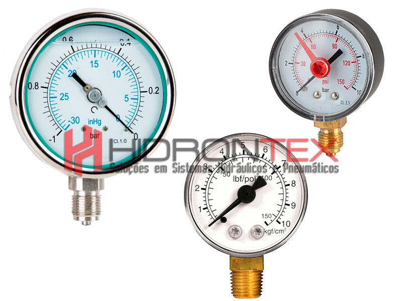 Manômetros industriais