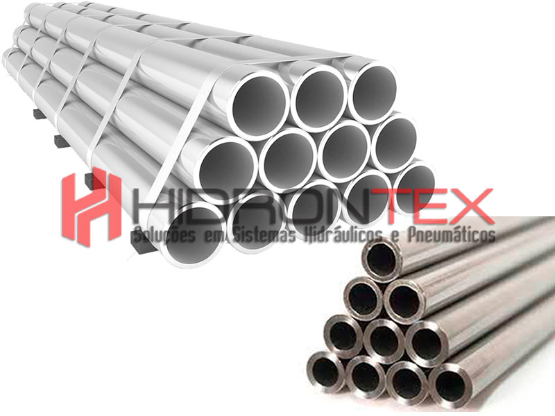 Tubo trefilado de aço inox